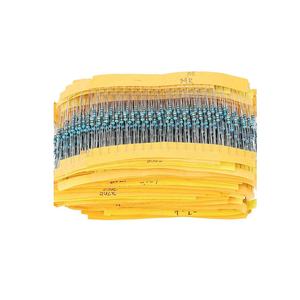 100 pièces 1/4W 5.6R-120K <span class=keywords><strong>Ohm</strong></span> 1% résistance de résistance à film métallique - Product Image 1