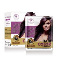 OEM Runsidan Semi-Permanente Creme Waschbares Haarshampoo Weiß zu Schwarz Super Farbbeständig Nicht-Allergisch Kräuter Langanhaltend 25ml