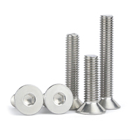 Sekrup Kepala Allen Berkualitas Tinggi dari Baja Tahan Karat Metrik M3 M4 M5 M6 M8 M10 M12 dengan Soket Countersunk Din 7991