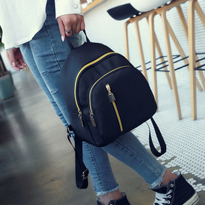 Zaino Piccolo Nero Impermeabile in Nylon per Ragazze e Signore, Stile Universitario alla Moda, Novità 2026 - Product Image 6