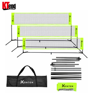 Kangteng Easy Setup <strong>Badminton</strong> Set Portable <strong>Badminton</strong> <strong>Net</strong> Stand 3.2 Meters <strong>Net</strong> Volleyball Tennis <strong>Badminton</strong> <strong>Net</strong> - Product Image 1