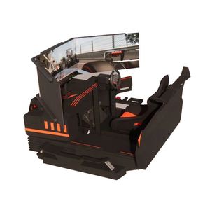 Simulateur de course dynamique à 6 axes, très demandé, pour projets de parcs d'aventure intérieurs et aéroportuaires, jeux de voitures en métal, sensations fortes - Product Image 3