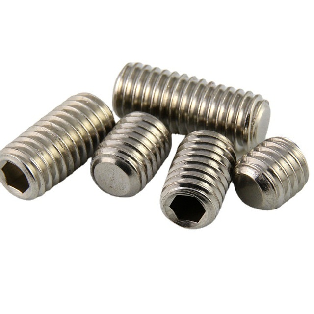 Grub Screw Manufacturer DIN 913 916 914 Hex Socket Stainless Steel Hollow Grub Screw