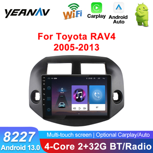 Autoradio Android 13 autoradio pour Toyota <span class=keywords><strong>RAV4</strong></span> <span class=keywords><strong>2005</strong></span> 2013 lecteur multimédia stéréo Bluetooth USB Android voiture stéréo Dvd 8227 - Product Image 2