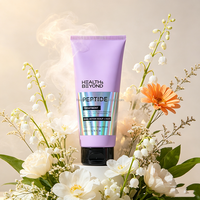 Sérum capillaire végétalien pour femmes, soin du cuir chevelu, marque privée, 100 ml, ampoule volumisante aux peptides, avec applicateur brosse