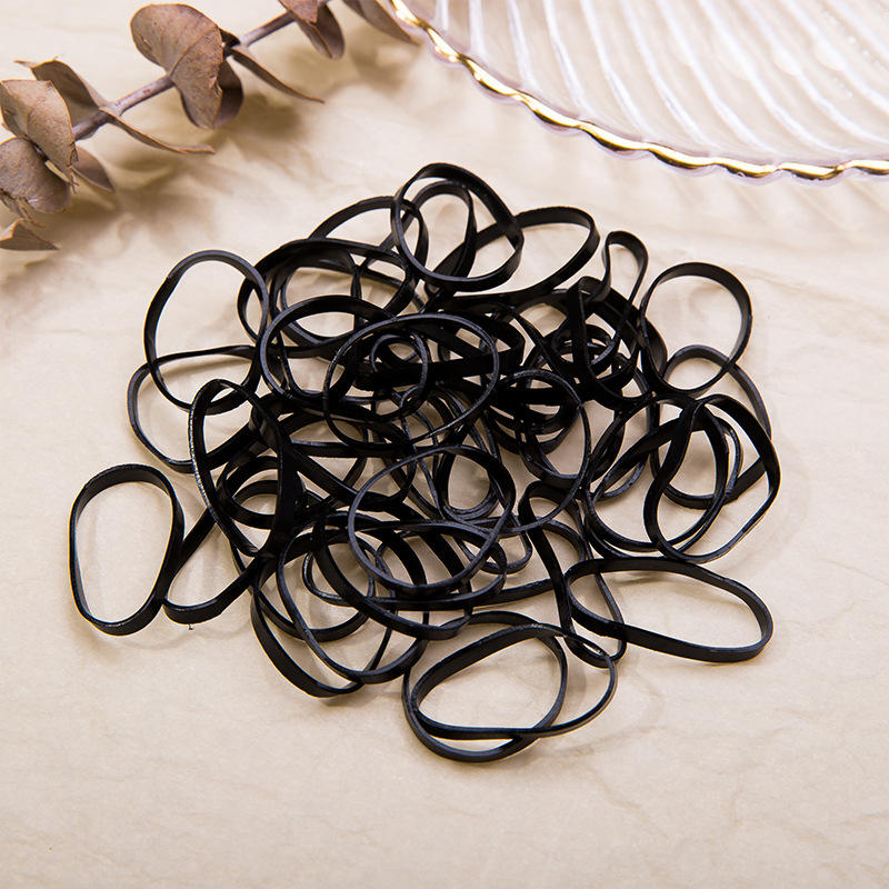 Élastique en plastique Noir [100-sac]