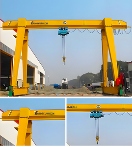 New Product MH Single Beam Crane With Hoist Span 5 Meters Lifting Capacity 8 Superior Stability Classic "A" <b>Frame</b> Support Struct - Product Image 5