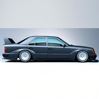 Kit carrosserie large pour Mercedes Benz W124 Classe E, amélioration W124, pare-chocs avant et arrière, jupes latérales, aileron de garde-boue