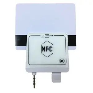 Lecteur magnétique portable de cartes pour téléphone, avec prise Audio, technologie nfc, ACR35