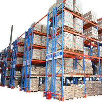 Système de rayonnage dynamique robuste pour palettes, étagères de stockage sélectives pour entrepôt, fourni par usine OEM/ODM