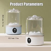 Mini-lave-linge portable pour animaux de compagnie, adapté aux serviettes et aux vêtements pour animaux
