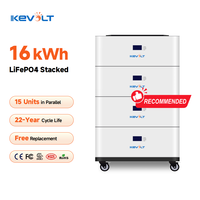 KEVOLT Netzunabhängiges Solarsystem 10 kW 15 kW Solarmodul-Set mit LiFePO4-Batterie Komplettes Solarenergiesystem