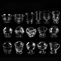 Bedrijf Verkoopt Bekers Mousse Pudding Bekers Dessert Kleine Wijnbeker Met Hard Plastic Wegwerp Transparant Voor Champagne Cocktail