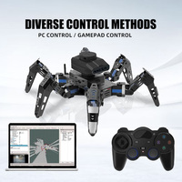 Tscinbuny ROS SLAM Robot Biónico Hexápodo Educativo Jetson Nano con LiDAR para Mapeo y Visión 3D, Plataforma de Seis Patas Lista para Usar