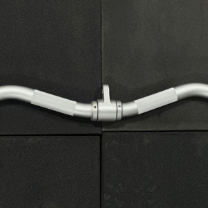 VULCANFIT Premium Aluminum EZ Curl Bar <strong>LAT</strong> <strong>Pulldown</strong> <strong>Attachments</strong> for Intense Strength Training and Durable Home Gym - Product Image 1