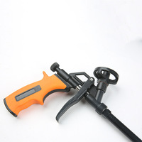 Pistolet à mousse électrique industriel en alliage d'aluminium avec tige à cliquet, plongeur, buse antiadhésive revêtue de PTFE, poignée ergonomique, OEM
