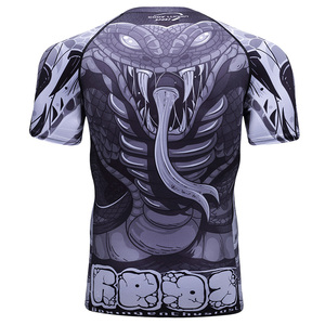 Compresión de manga corta de sublimación de ropa deportiva para <span class=keywords><strong>hombre</strong></span> de 3D Animal T Shirt - Product Image 3