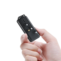 SS-05 Batterie externe portable universelle avec câble intégré et logo personnalisé, quatre lignes de câblage pour smartphone – Meilleure vente