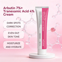 Crème Visage à Absorption Rapide, Légère, Hydratante, Unifiante, Éclaircissante, Élimine les Taches Brunes, Alpha Arbutin, Acide Tranexamique