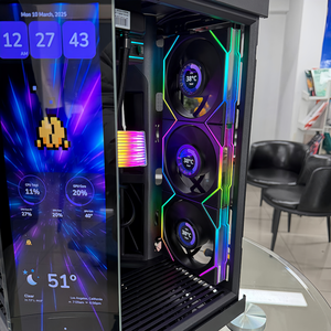 เดสก์ท็อปเกมมิ่งระดับไฮเอนด์ พร้อมวิวพาโนรามา AMD R7 9800X3D RTX 5090 5080 5070 แรม 32GB DDR5 SSD 2TB ระบบปฏิบัติการ <span class=keywords><strong>Windows</strong></span> <span class=keywords><strong>11</strong></span>/10 - Product Image 4