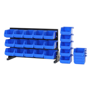 Ngăn xếp và nestable nhựa lưu trữ thùng cho bu lông hạt và phần cứng lưu trữ và chọn - Product Image 1