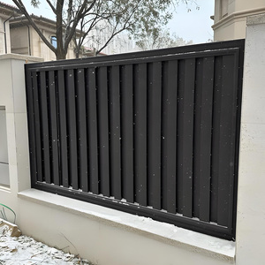 Panneaux de clôture d'intimité entièrement fermés, blocage visuel à 100%, design en aluminium pour villa, piscine, périmètre d'hôtel - Product Image 1
