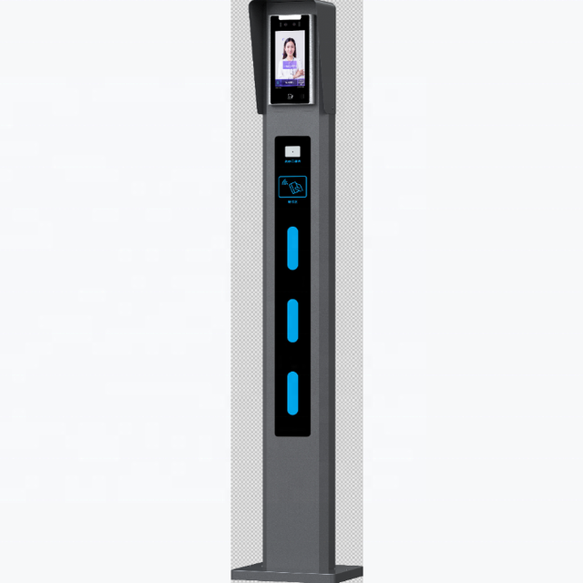 8 Inch Face Recognition Access Control Facial Recognitive Time Attendance API SDK Face Recognition Silver USB Aluminum Alloy