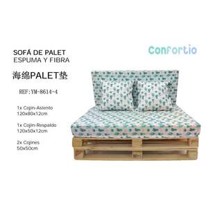 Coussin de palette en éponge de 12 cm - 4 coussins de palette pour siège et oreiller - Product Image 3