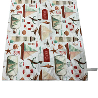 Eco-friendly Absorbent Printed Jacquard Microfiber Large Camping Gift Towel