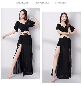 Conjunto <span class=keywords><strong>de</strong></span> disfraces <span class=keywords><strong>de</strong></span> actuación con falda <span class=keywords><strong>de</strong></span> cintura hueca Sexy para danza del vientre oriental <span class=keywords><strong>egipcia</strong></span> elegante más nueva - Product Image 5