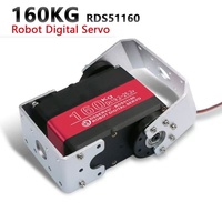Servomoteur numérique à double axe Dsservo Rds51160 à couple élevé, en métal, haute précision pour manipulateurs robotiques