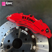 Nouveau kit d'assemblage d'étrier de frein avant 8 pistons avec rotor flottant rouge de 410 mm de qualité industrielle D1 SPEC pour remorquage lourd pour Hilux 5