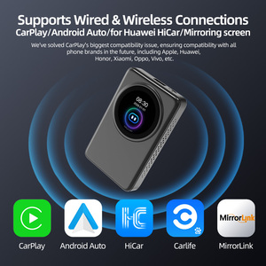 Grandnavi 4G 64G WiFi 4G ซิมแอนดรอยด์<span class=keywords><strong>15</strong></span> Ai BOX เสาอากาศ HDMI OUT ไร้สาย <span class=keywords><strong>CarPlay</strong></span> แอนดรอยด์อัตโนมัติสำหรับรถเดิมแบบมีสาย - Product Image 3