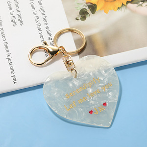 Llavero Acrílico con Logotipo Personalizado en Forma de Corazón, Llavero para Club Universitario, Impresión Personalizada, Etiqueta para Llaves de Hotel o Motel - Product Image 4