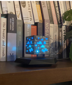 Lámpara <span class=keywords><strong>de</strong></span> Levitación Magnética con LED, Modelo <span class=keywords><strong>de</strong></span> Juguete ABS, Luz Nocturna Ambiental con Cambio <span class=keywords><strong>de</strong></span> Color - Product Image 1