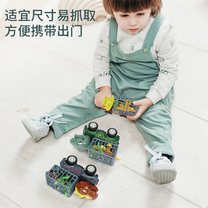 Offre Spéciale <span class=keywords><strong>dinosaure</strong></span> transport camions portable transporteur voiture jouets dinosaures <span class=keywords><strong>cage</strong></span> accessoires jouer ensemble véhicule jouet - Product Image 3