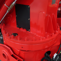 Grue à bras articulé de grande capacité (8 à 25 tonnes) avec système hydraulique, grue montée sur camion de 12 tonnes avec stabilisateurs