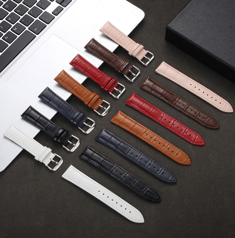 Vintage Genuine Leather Watch Strap 18/ 20/22Mm Metal Buckle Calf Leather Watch Band Universal for Various Watch Brand