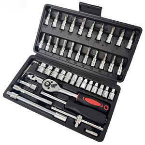 Juego de Herramientas Manuales Combinadas de Acero al Carbono de Alta Resistencia, Kit de Herramientas para Reparación de Automóviles, Juego de Llaves de Tubo para el Hogar, Kit de Calidad Práctica - Product Image 2