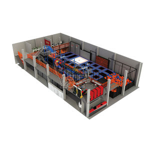 Parque <span class=keywords><strong>de</strong></span> Trampolines Estándar Europeo, Parque <span class=keywords><strong>de</strong></span> Aventuras Personalizado, Zona <span class=keywords><strong>de</strong></span> Juegos Interior con Tirolina y Circuito <span class=keywords><strong>de</strong></span> Obstáculos Ninja para Niños y Adultos - Product Image 1