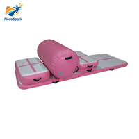 Tapis de gymnastique gonflable professionnel en PVC imperméable pour la gymnastique, le cheerleading et le yoga