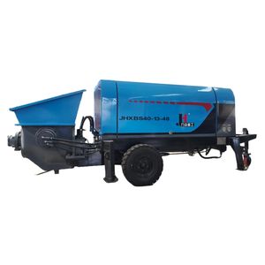 Equipo de Construcción JIUHE, Bomba de Concreto Móvil con Motor Eléctrico de 40m3/h para Bloques de Hormigón Celular - Product Image 1