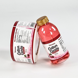 Etiquetas Personalizadas para Botellas de Bebidas, Fabricadas en Dongguan, China |   Etiquetas Impermeables y Resistentes al Aceite para Botellas de Grado Alimenticio - Product Image 1