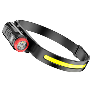 Linterna Frontal LED COB WOSEN, Material de Silicona, Sensor de Gestos Inteligente, Portátil, Recargable, Ajustable, Linterna Frontal para Caza - Product Image 1