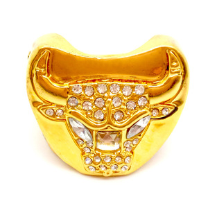 Bague de championnat <span class=keywords><strong>Chicago</strong></span> <span class=keywords><strong>Jordan</strong></span> 1997 <span class=keywords><strong>Bulls</strong></span>, en alliage d'or, haute qualité, sportive, très populaire à l'international - Product Image 4