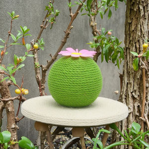 Duurzame Biologische Kat Boom Bed Met Sprookje Speelgoed Sisal Kolom Slijpen Klauw Klimrek Aarding Effect Voor Katten - Product Image 1