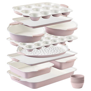 Maisons Customized Double Basket Baking <strong>Pan</strong> Carbon Steel Ceramic Coated Dishwasher Safe <strong>Grill</strong> Rack Steaming Rack Baking Tray - Product Image 1