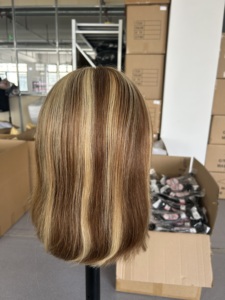 ผู้จัดจำหน่ายผมต่อเวียดนามแบบขายส่ง ผมมิงค์บราซิลสำหรับทำวิกผมลูกไม้แบบเรมี่ สีธรรมชาติ ความยาวยาว วิกผมลูกไม้ด้านหน้าแบบ 13x4 - Product Image 1