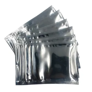 Sacchetto di plastica esd produttore sacchetto elettrostatico per imballaggio sottovuoto ad alta barriera metallizzato argento