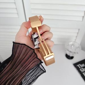 RYB Fashion Styles Boucle Magnétique Maille Milanaise En Acier Inoxydable Métal Montre Bracelet Bracelet pour Apple Watch Série 10 9 8 - Product Image 3